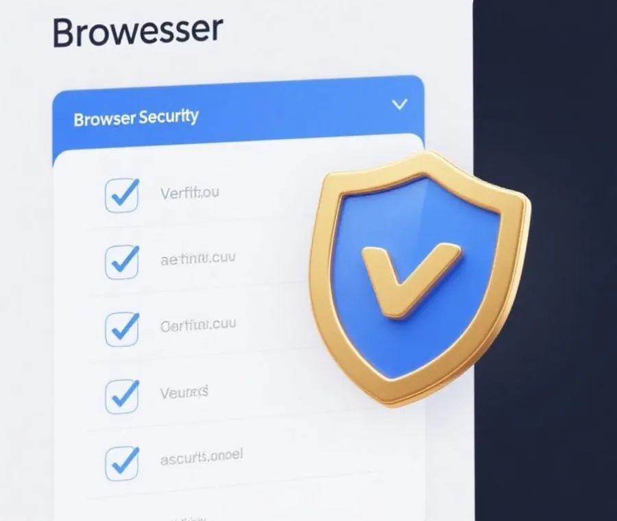 识别虚假网站的核验流程示意图